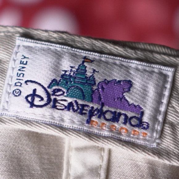 Disneyland Mickey Mouse Hat Tan Embroidered 6-Panel Adjustable Slide Back Cotton - Picture 7 of 8